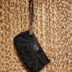 Authentic Coach Clutch Purse Leather Strap